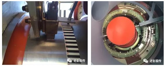 左邊是斑馬帶法，右邊是多齒齒輪法